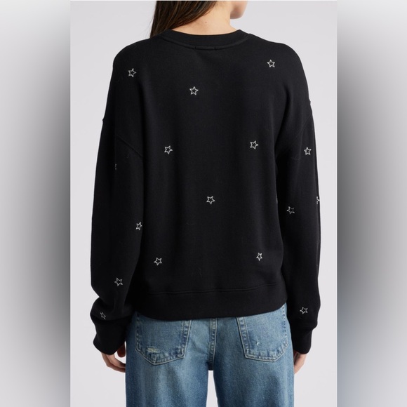 NWOT Rails Ramona Star Embroidered Sweatshirt Size XS $158 - Picture 3 of 10